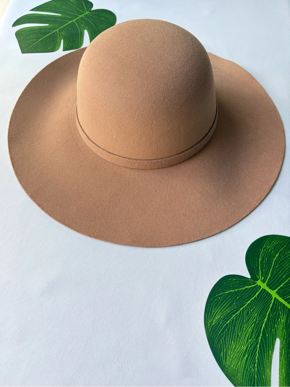 🌻Tan Wool Felt Sun Hat 🌻